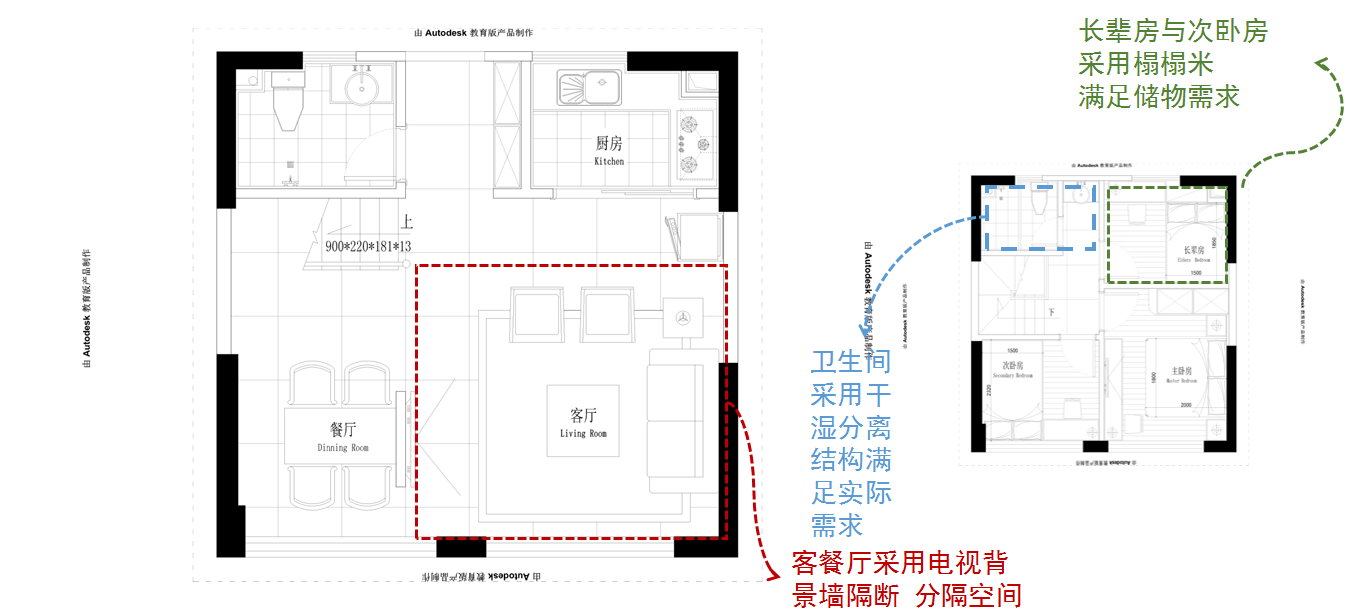 【不凡設計】聯發君領綬溪全戶型案例解析（9#54㎡戶型）